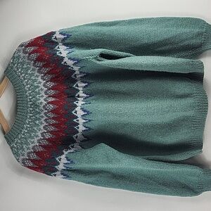 Handknit Fair Isle Sweater